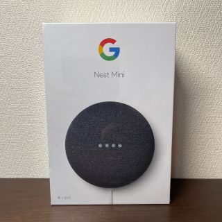 グーグル(Google)の【新品】Google　Nest Mini　ブラック(スピーカー)