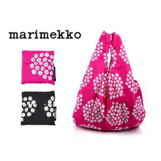 マリメッコ(marimekko)のマリメッコ プケッティ スマートバッグ ピンク エコバッグ  未使用(エコバッグ)