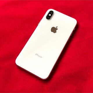 アイフォーン(iPhone)のiPhone X 64GB シルバー SIMフリー 本体(スマートフォン本体)