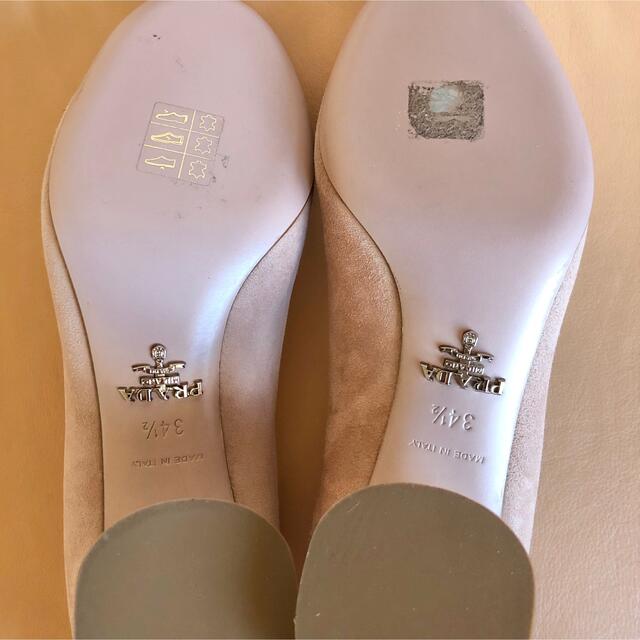 ヴィンテージ復刻 PRADA プラダ☆未使用☆ヒールキラキラパンプス