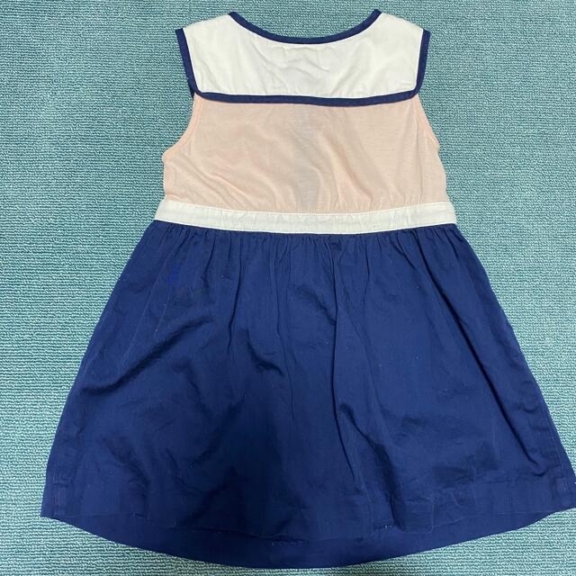 TOMMY HILFIGER(トミーヒルフィガー)のTOMMY HILFIGER 配色ワンピース　2T(90) キッズ/ベビー/マタニティのキッズ服女の子用(90cm~)(ワンピース)の商品写真