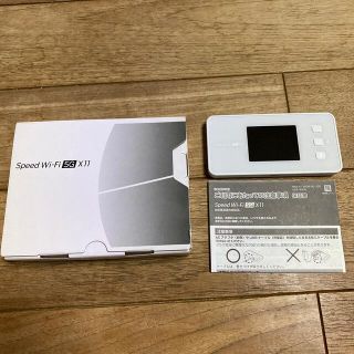 エヌイーシー(NEC)のNEC Speed Wi-Fi 5G X11(PC周辺機器)