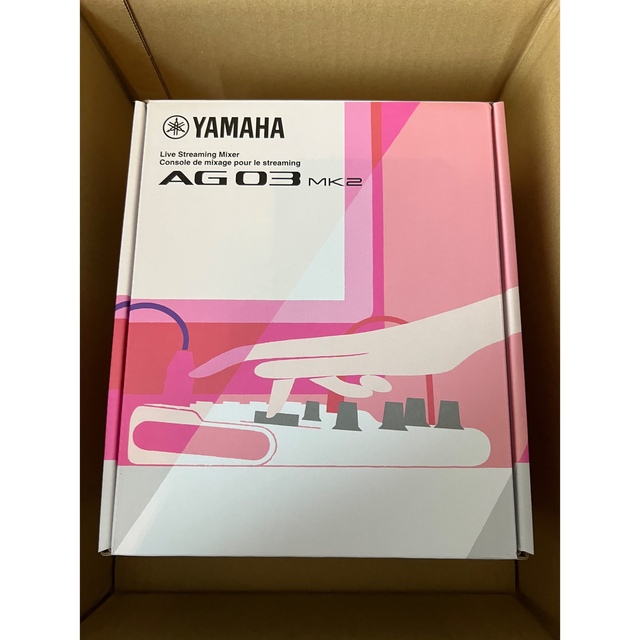 YAMAHA AG03MK2 W 3ch ライブストリーミングミキサー-