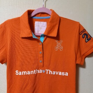 サマンサタバサ(Samantha Thavasa)の超美品  ゴルフ サマンサタバサ 半袖 ポロシャツ レディース Mサイズ(ウエア)