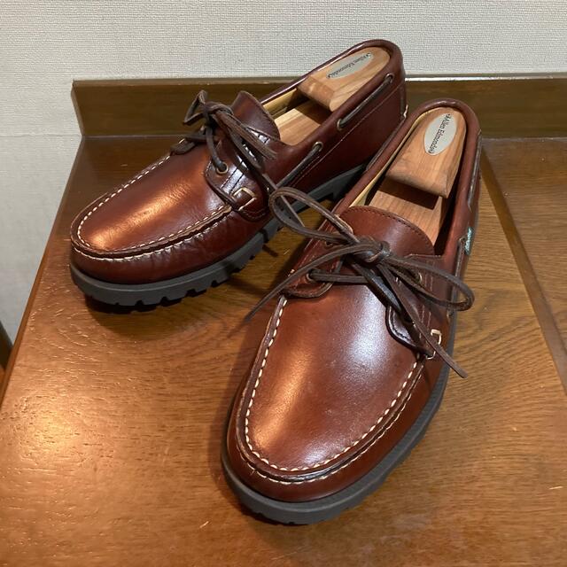 Paraboot】MALO デッキシューズ サイズ8.5 ダークブラウン 早割