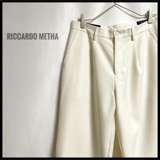 イタリア製　RICCARDO METHA ゆるだぼ　チノパン　オフホワイト(チノパン)