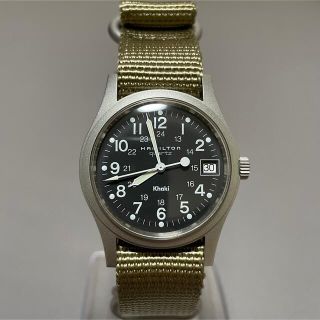 ハミルトン(Hamilton)の美品 hamilton khaki 9797 ハミルトン カーキ(腕時計(アナログ))