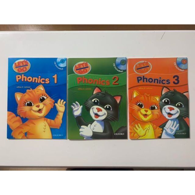 Let's go phonics 1,2,3 レッツゴーフォニックス 新品