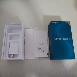 オッポ(OPPO)のOPPO Reno3 A 128GB ホワイト SIMフリー CPH2013(スマートフォン本体)