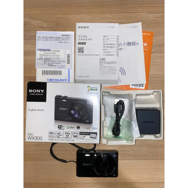 コンパクトデジタルカメラSONY Cyber−Shot WX DSC-WX300(B) 美品