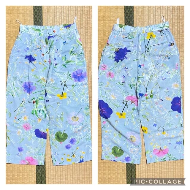 Paul Smith(ポールスミス)の花柄　セットアップ　tシャツ パンツ Paul Smith ポールスミス レディースのワンピース(その他)の商品写真