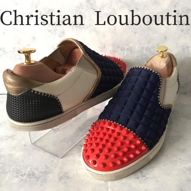 Christian Louboutin(クリスチャンルブタン)のChristian Louboutin ルブタン スタッズ　スリッポン メンズの靴/シューズ(スリッポン/モカシン)の商品写真