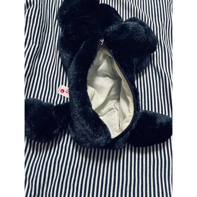 mmts(マミタス)のmmts マミタス　黒ネコ　ぬいぐるみポーチ レディースのファッション小物(ポーチ)の商品写真