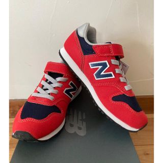 ニューバランス(New Balance)の【新品】ニューバランス キッズスニーカー 373（赤×紺:19.5㎝）(スニーカー)