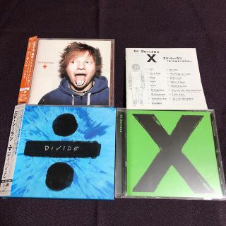 エドシーラン　Ed Sheeran / ✖️、➗、➕3枚おまとめ(ポップス/ロック(洋楽))