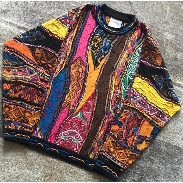 幻の逸品 最高傑作 異次元のセンス 90s COOGI クージー ニットセーター