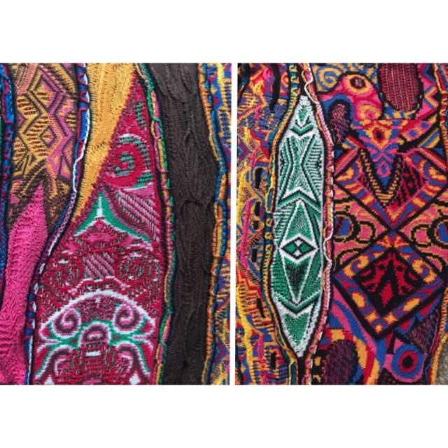 COOGI - 超レア 異次元のデザイン 芸術 人物柄 COOGI クージー ニット