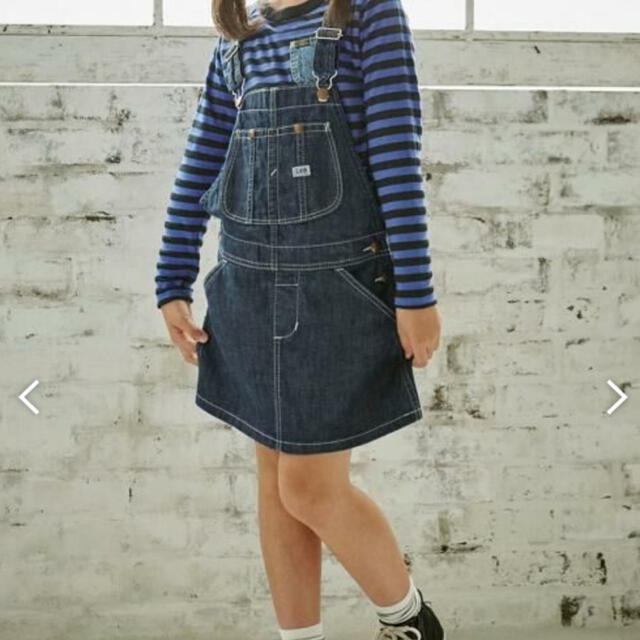 Lee(リー)のLee ジャンパースカート 130 120 キッズ/ベビー/マタニティのキッズ服女の子用(90cm~)(ワンピース)の商品写真