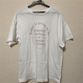 ジーユー(GU)のロゴプリントTシャツ(Tシャツ(半袖/袖なし))