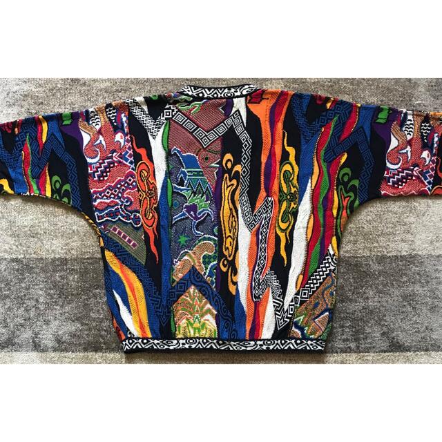 超レア 異次元のデザイン 芸術 フィッシュ柄 人物柄 COOGI