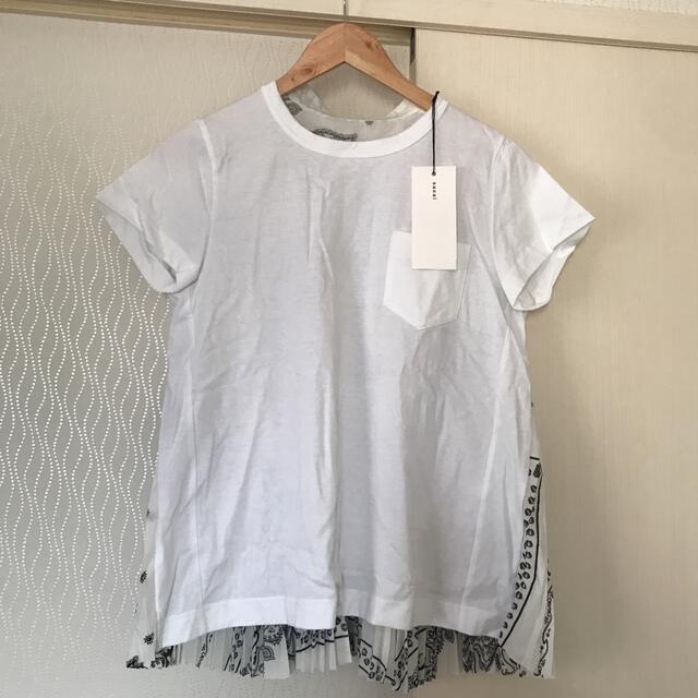 sacai サカイ Tシャツ カットソー プリーツ レース