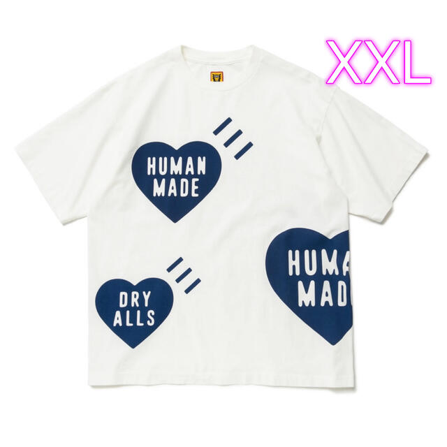 BIG HEART T-SHIRT HUMAN MADE XXL - Tシャツ/カットソー(半袖/袖なし)