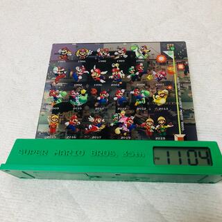 ニンテンドウ(任天堂)のスーパーマリオ一番くじ　時計ファンファーレメドレーアラームクロック35周年(置時計)