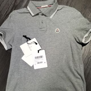 モンクレール(MONCLER)のmonclerモンクレール　グレーポロシャツS(ポロシャツ)