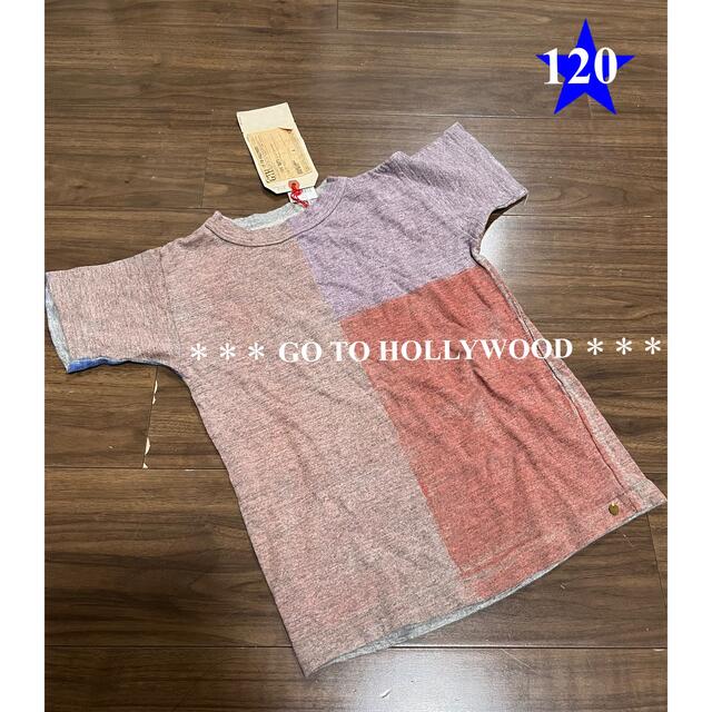 GO TO HOLLYWOOD(ゴートゥーハリウッド)のGO TO HOLLYWOOD ゴートゥーハリウッドハンドペイントＴシャツ120 キッズ/ベビー/マタニティのキッズ服女の子用(90cm~)(Tシャツ/カットソー)の商品写真