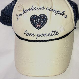 ポンポネット(pom ponette)のpom ponette メッシュキャップ　サイズF(54〜56cm)(帽子)