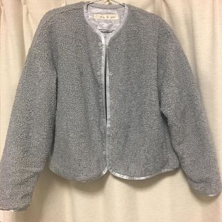 ドットアンドストライプスチャイルドウーマン(Dot&Stripes CHILDWOMAN)のシープボア中綿入りショートブルゾン(ブルゾン)