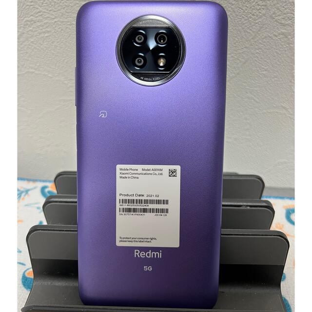 無料発送 - ANDROID Redmi パープル 本体 5G 9T Note スマートフォン