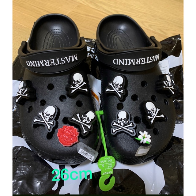 mastermind JAPAN(マスターマインドジャパン)の【新品未使用】MASTERMIND JAPAN × CROCS 26cm メンズの靴/シューズ(サンダル)の商品写真