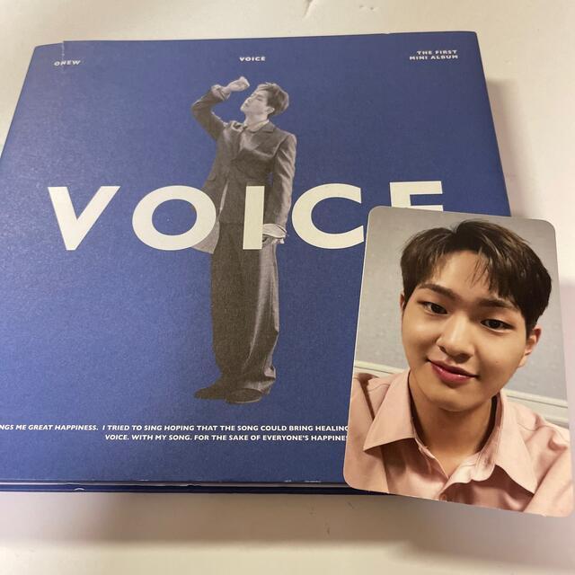 SHINee オニュ VOICE   トレカ付 エンタメ/ホビーのCD(K-POP/アジア)の商品写真