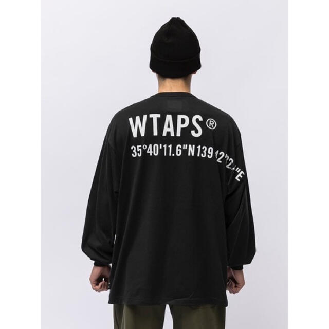W)taps(ダブルタップス)のWTAPS 21AW GPS LS BLACK Sサイズ 新品正規品 メンズのトップス(Tシャツ/カットソー(七分/長袖))の商品写真