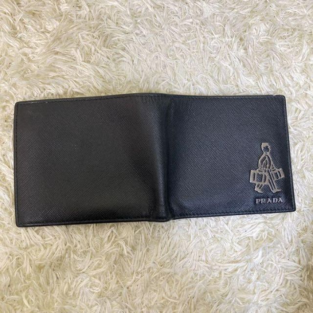 PRADA - 【美品】 プラダ×ポーター コラボ 二つ折り財布 PRADA - 【美品】 プラダ×ポーター コラボ 二つ折り財布