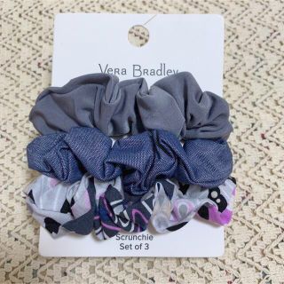 ヴェラブラッドリー(Vera Bradley)の新品　ヴェラブラッドリー　シュシュ　ヘアーゴム　３つセット(ヘアゴム/シュシュ)