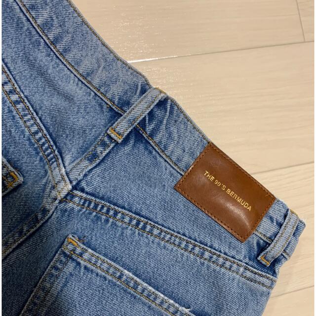 ZARA(ザラ)のZARA デニムバミューダパンツ レディースのパンツ(ハーフパンツ)の商品写真