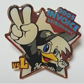 千葉ロッテ ピンバッチ ２個(記念品/関連グッズ)