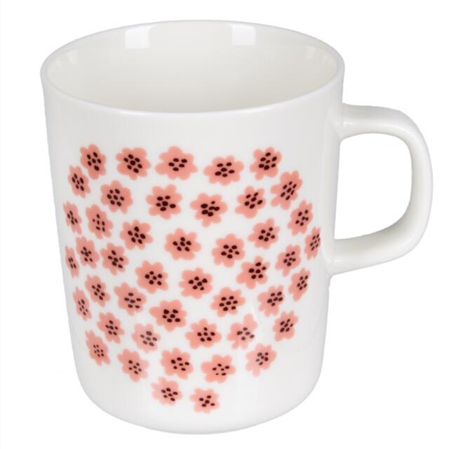 marimekko(マリメッコ)の【激レア・北欧限定品】マリメッコ/ Puketti マグカップ 250ml インテリア/住まい/日用品のキッチン/食器(グラス/カップ)の商品写真