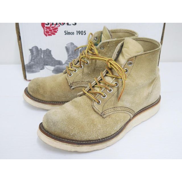 RED WING 8167 半円犬タグ スエードワークブーツ 7.5E8167付属品