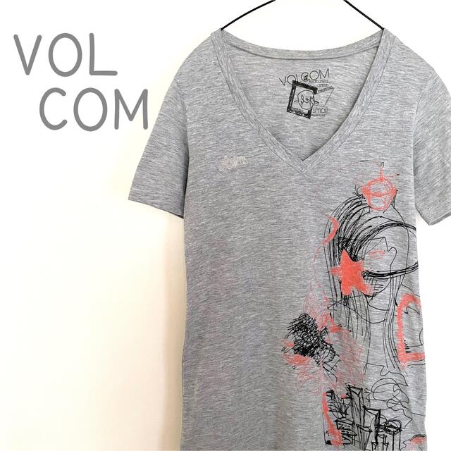 volcom(ボルコム)のVOLCOM ボルコム 半袖 Tシャツ レディース S レディースのトップス(Tシャツ(半袖/袖なし))の商品写真