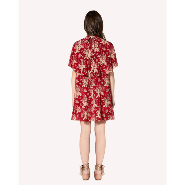 RED VALENTINO(レッドヴァレンティノ)のRED VALENTINO  レッドヴァレンティノ　シルクドレス レディースのワンピース(ミニワンピース)の商品写真