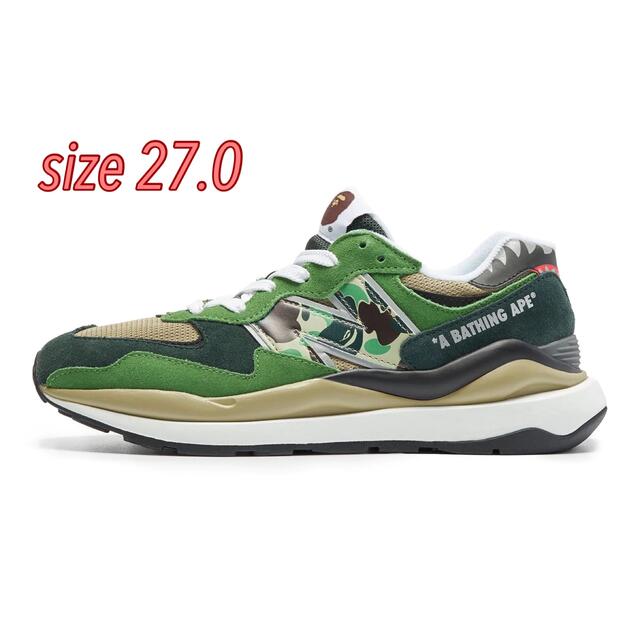 A BATHING APE(アベイシングエイプ)の【M&M様専用】BAPE New Balance エイプ ニューバランス メンズの靴/シューズ(スニーカー)の商品写真