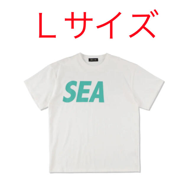 WIND AND SEAウィンダンシーSEAロゴTシャツホワイト×ミントL白-