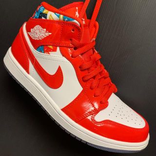 ナイキ(NIKE)のNIKE AIR JORDAN 1 MID BARCELONA SWEATER(スニーカー)