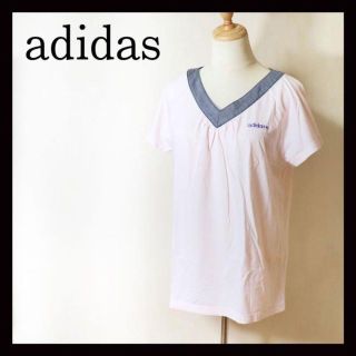 アディダス(adidas)のadidas アディダス　半袖　tシャツ　カットソー(Tシャツ(半袖/袖なし))