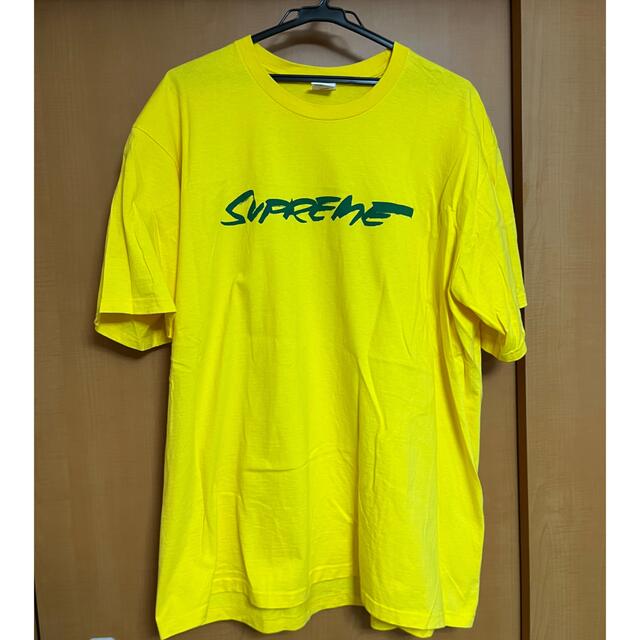 Supreme Futura Logo Tee Yellow