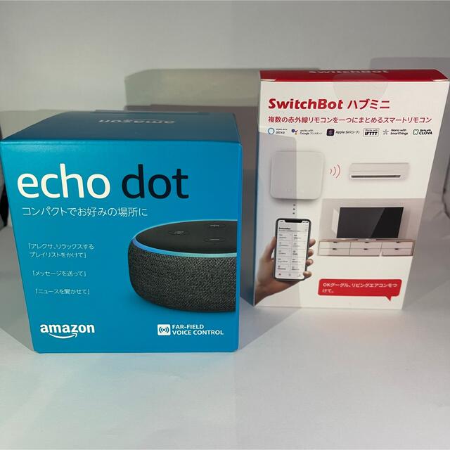 Echo Dot 第3世代+ スイッチボット スマートホーム Hub Mini