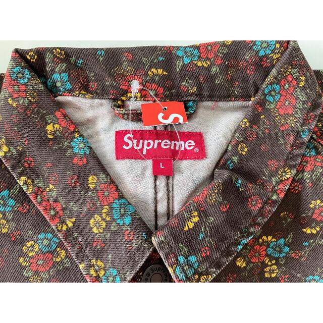 SUPREME Denim Chore Coat フローラル柄デニムジャケット